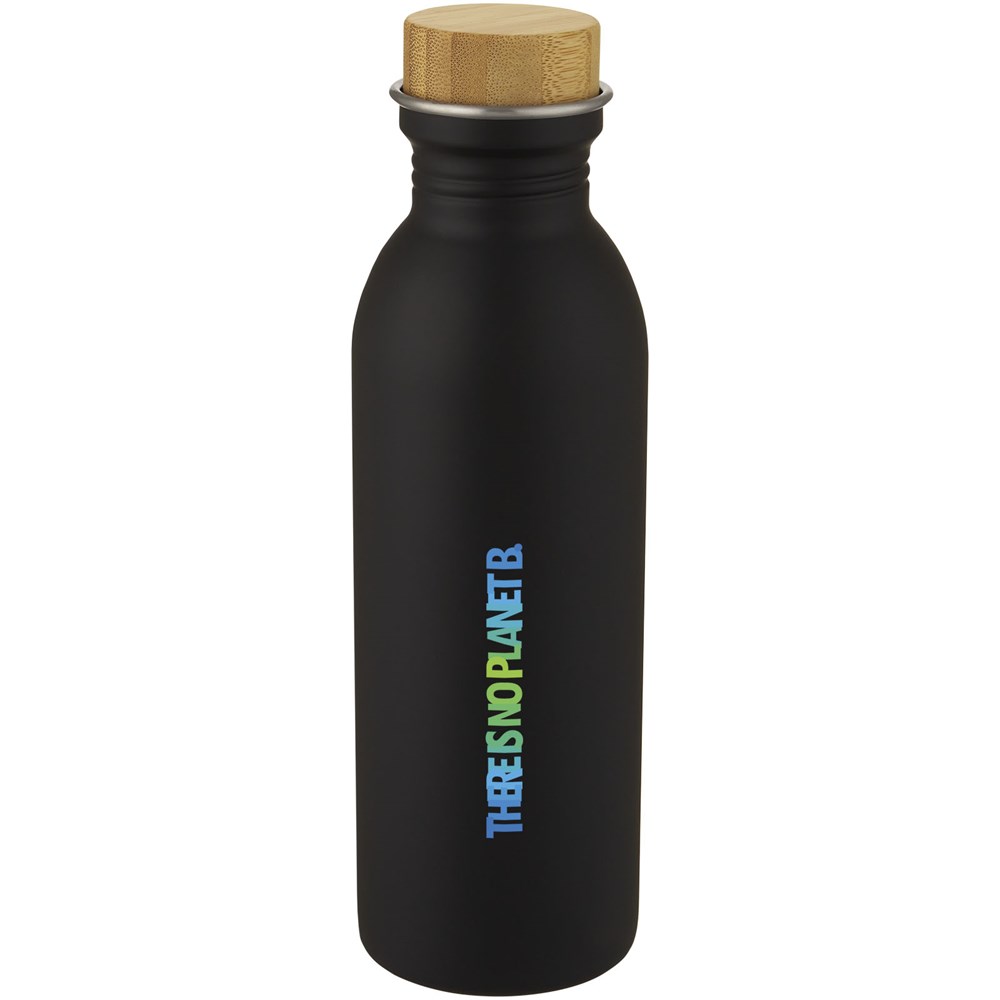 Kalix 650 ml Sportflasche aus Edelstahl schwarz