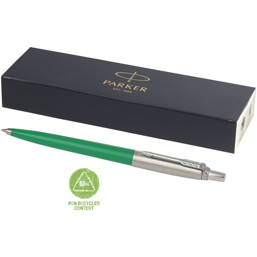 Stylo bille Parker Jotter recyclé (encre noire) vert