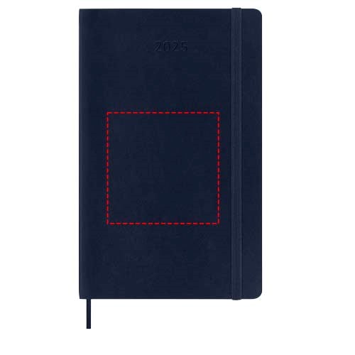 Agenda L 12 mois Moleskine à couverture souple bleu