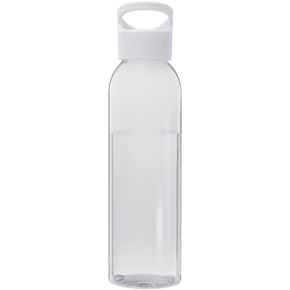 Bouteille d'eau Sky de 650 ml en plastique recyclé blanc