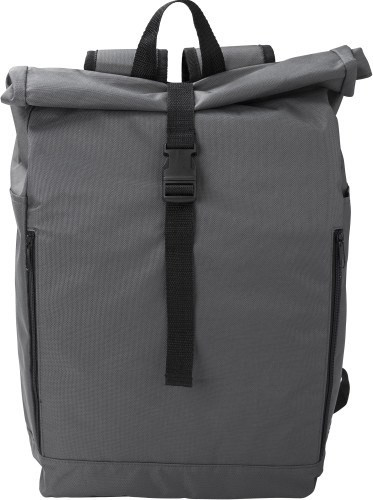 rPET-Polyester (600D) Rucksack mit Rollverschluss Evie