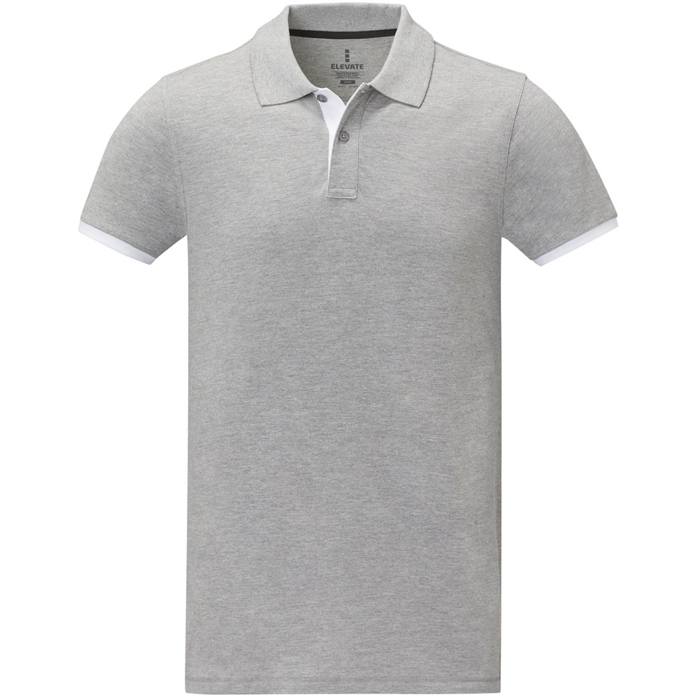 Polo Morgan manches courtes deux tons homme Gris