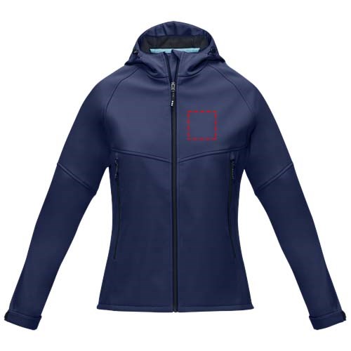 Veste softshell recyclée femme Coltan Marine