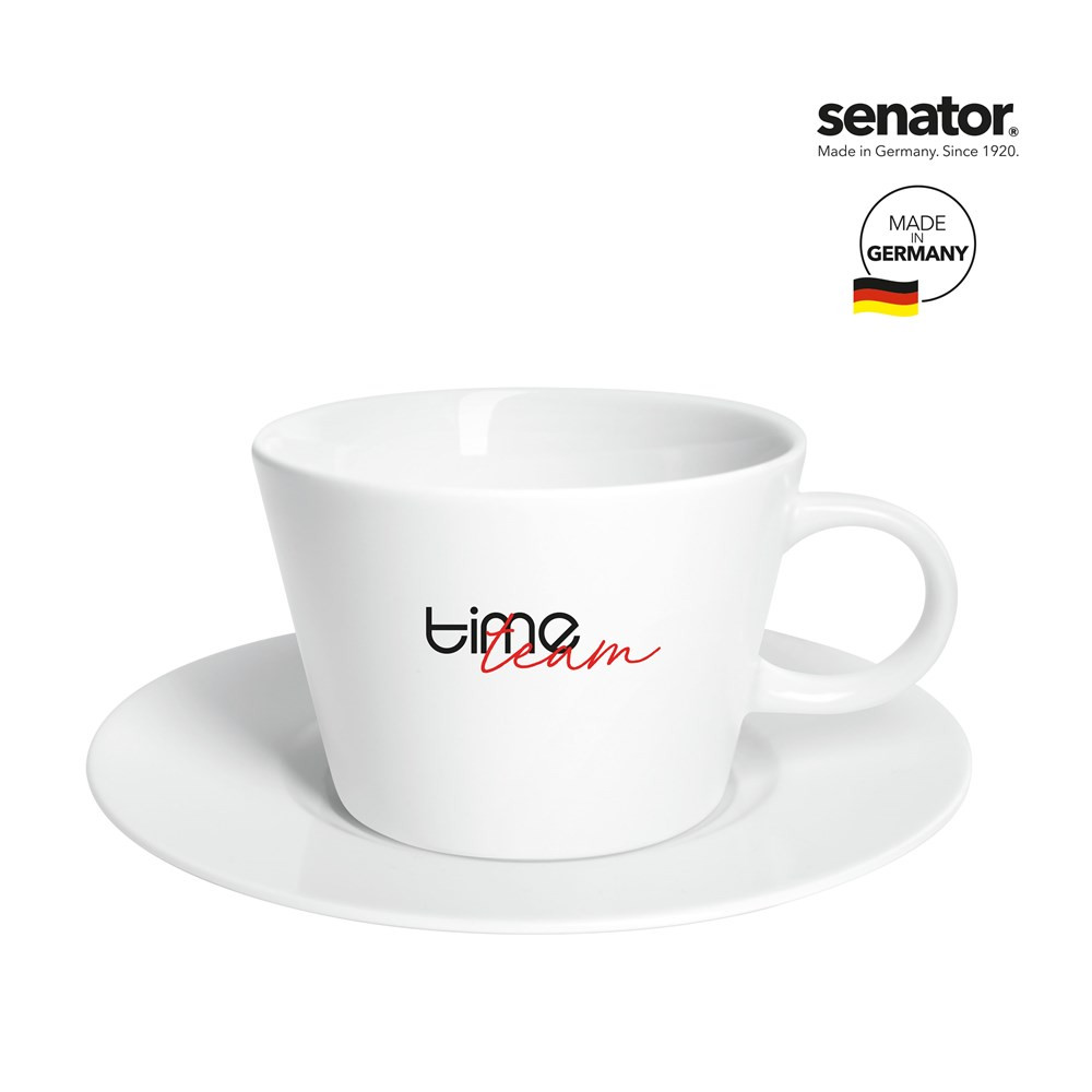 senator® Fancy Cafe Set Pozellantasse mit Untertasse