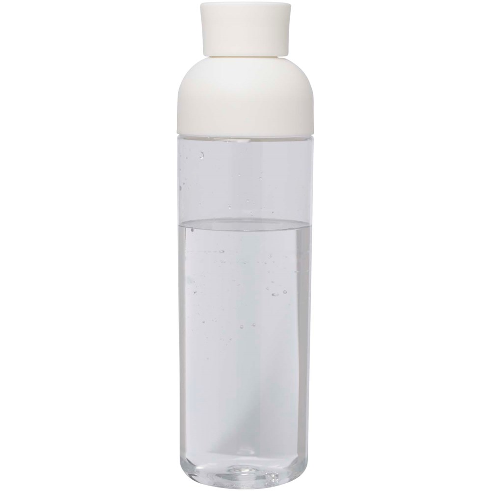 Bouteille d’eau Illuminate de 600 ml en rPET blanc