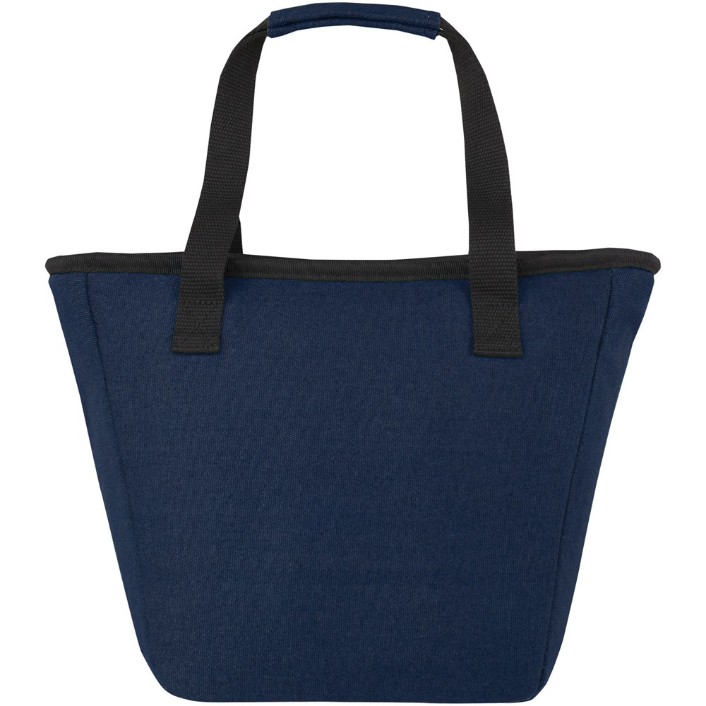 Sac-repas isotherme Joey de 6 L en toile recyclée GRS pour 9 canettes Marine