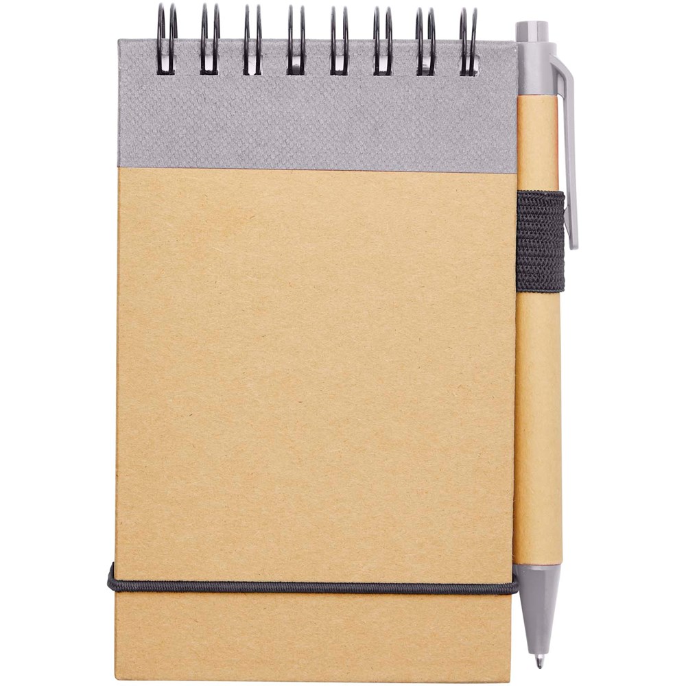 Zuse A7 Recycling Notizblock mit Stift fliederfarben, natur