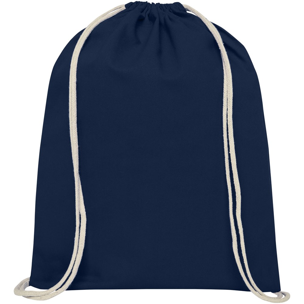 Oregon 100 g/m² Premium Turnbeutel 5L navy