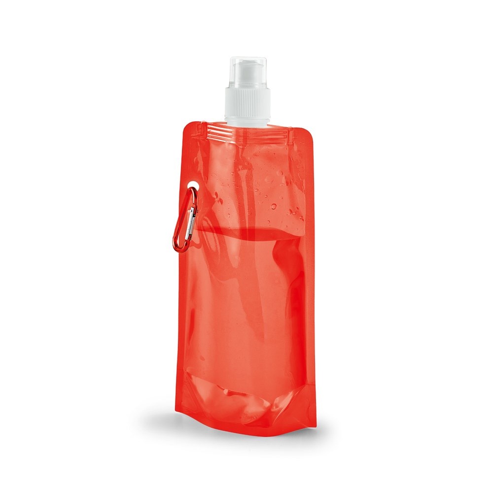 KWILL Bouteille pliante en PE 460 mL rouge