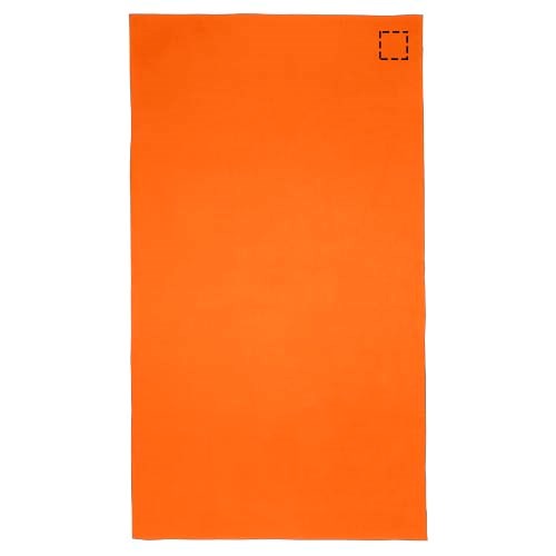 Serviette Pieter certifiée GRS ultra-légère et à séchage rapide 100 x 180 cm Orange