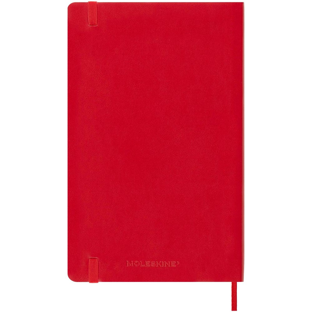 Agenda L 12 mois Moleskine à couverture souple Rouge écarlate