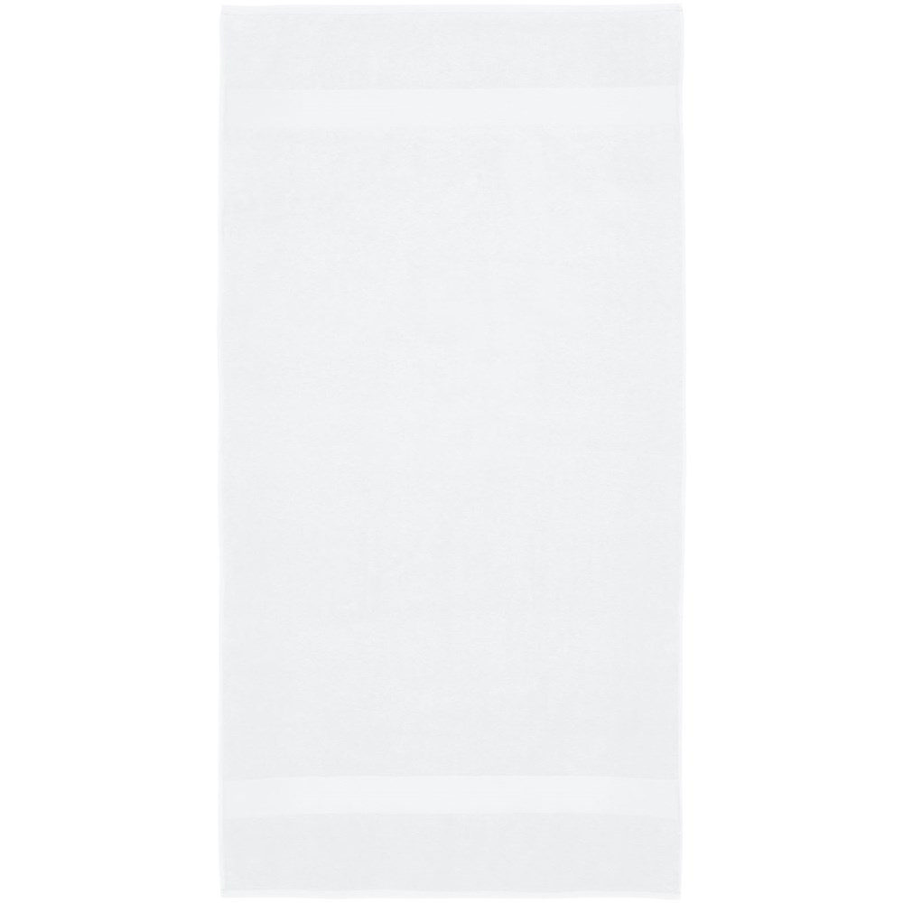 Serviette Amelia de 70 x 140 cm en coton de 450 g/m² blanc