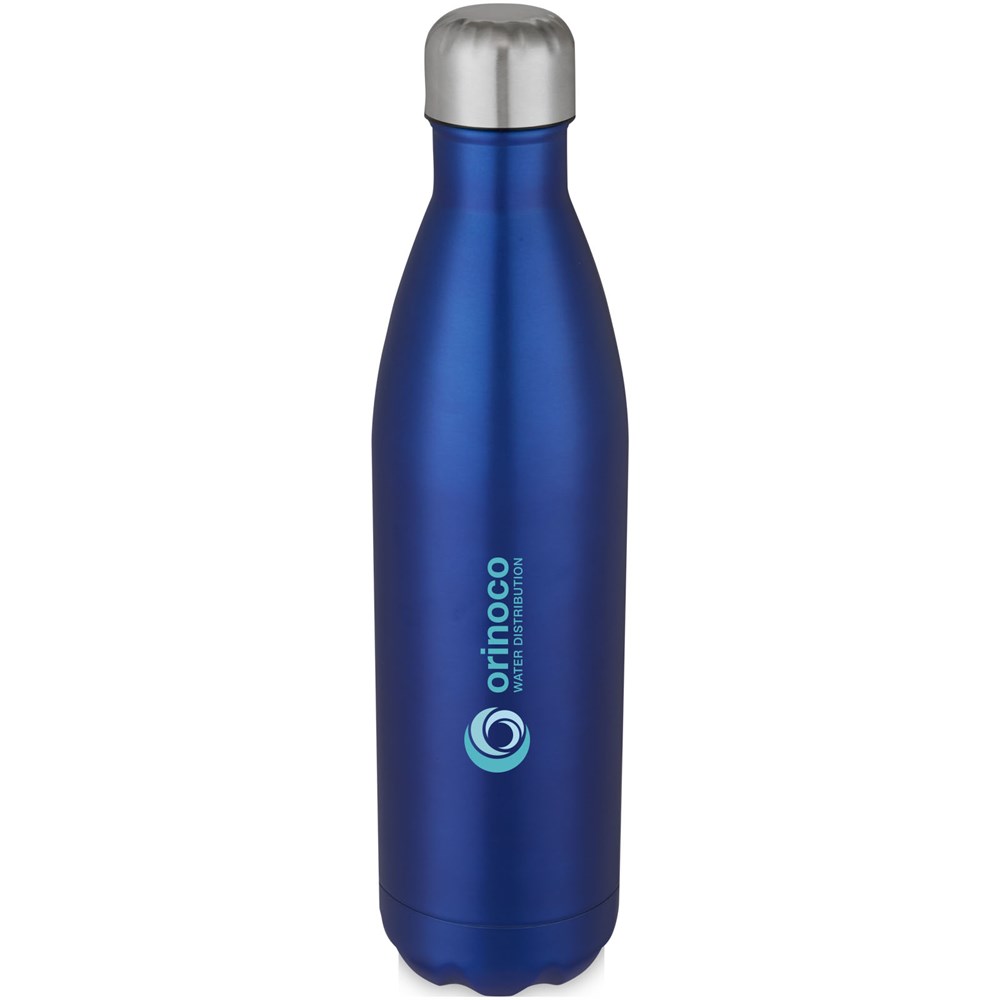 Bouteille Cove de 750 ml en acier inoxydable à isolation sous vide bleu