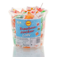 Traubenzucker Lolly Set à 100 Stück Frigeo Energy