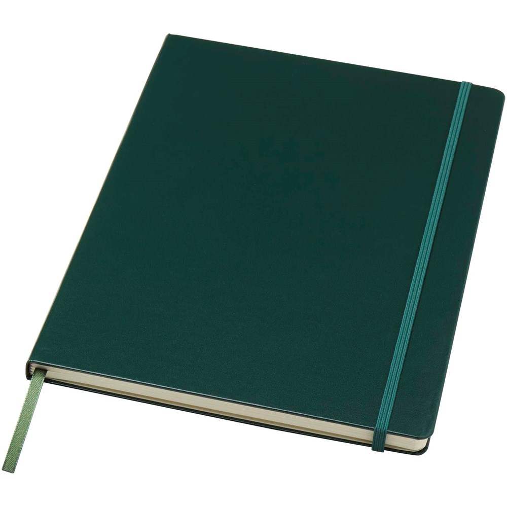 Carnet de notes Executive format A4 à couverture rigide Vert