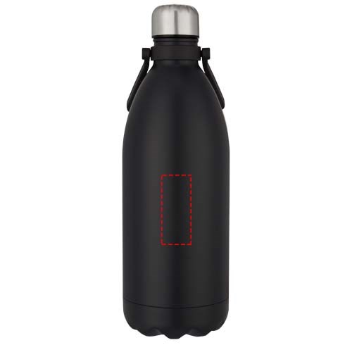 Bouteille isotherme Cove 1,6 l en acier inoxydable noir