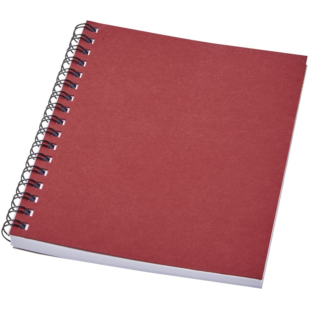 Carnet de notes à spirales Desk-Mate ® A6 coloré rouge