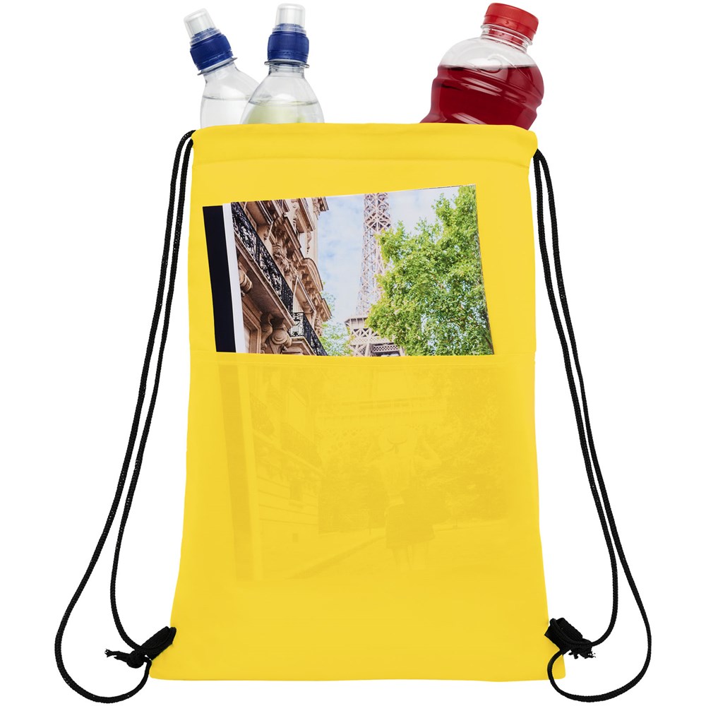 Sac isotherme Oriole avec cordon et capacité de 12 canettes 5L jaune