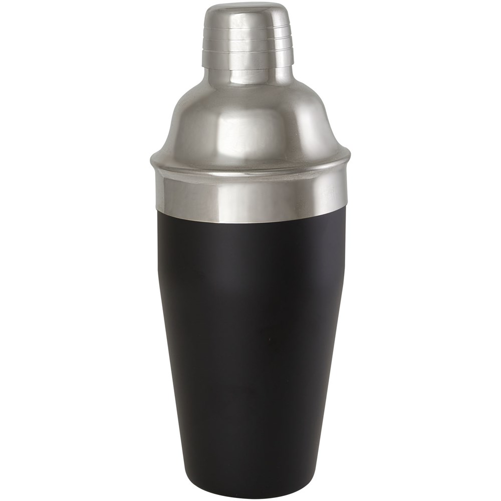 Gaudie Cocktailshaker aus recyceltem Edelstahl schwarz