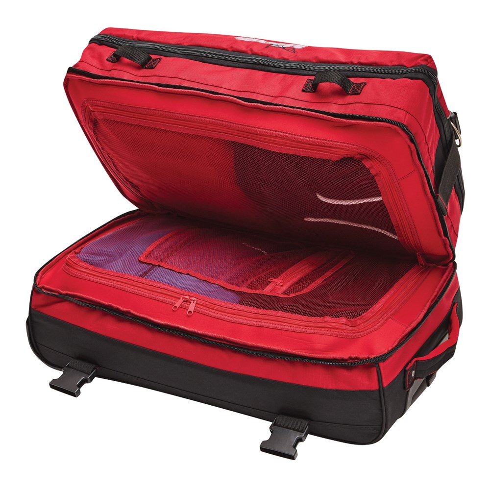 Trolley Tasche BoGi Bag 85 Liter schwarz/rot