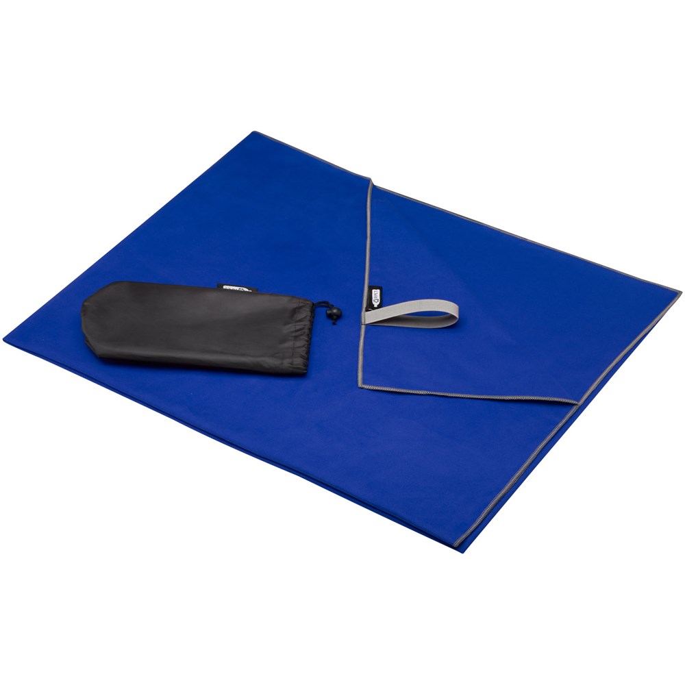 Serviette Pieter certifiée GRS ultra-légère et à séchage rapide 100 x 180 cm Bleu royal