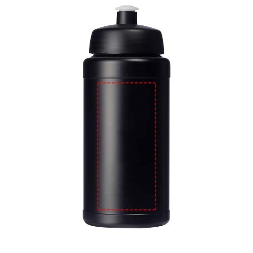 Bouteille de sport Baseline Rise de 500 ml Noir, Noir