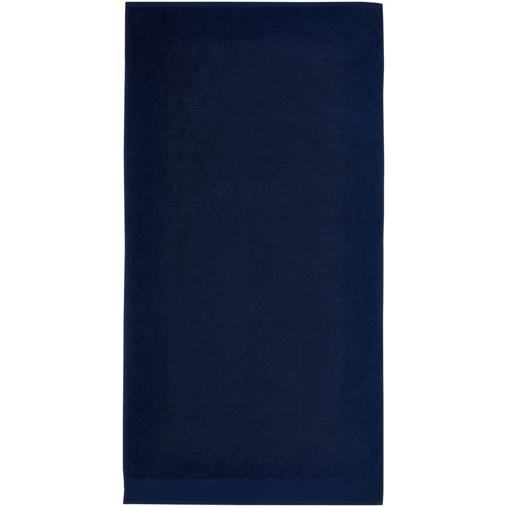 Serviette en coton 550 g/m² 70x140 cm Ellie Marine